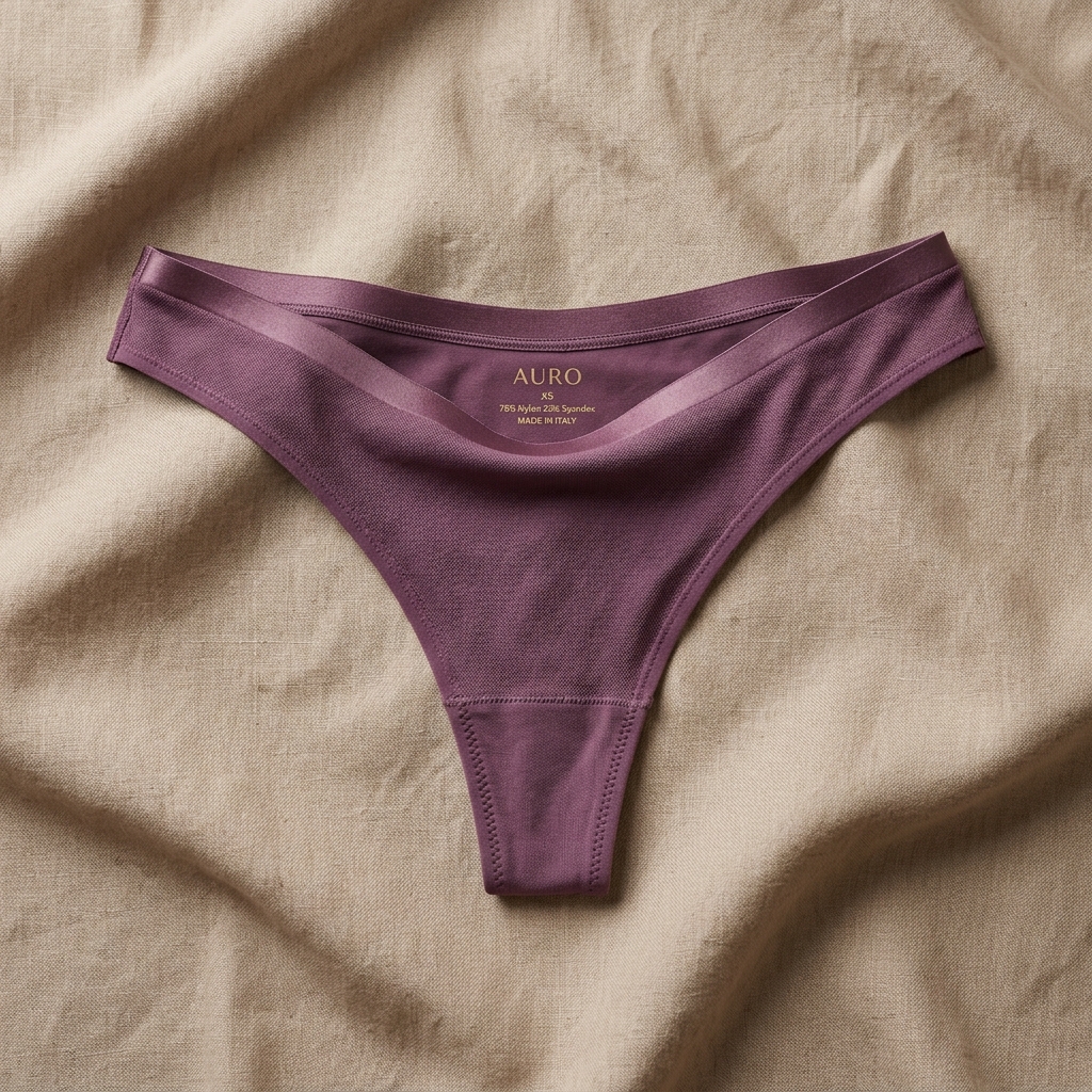 She-Shienz Seamless Women's Thongs (10-Pack) - Plum Purple